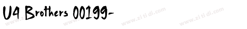 U4 Brothers 00199字体转换